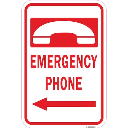 Signmission Safety Sign, 12 in Height, Aluminum, 18 in Length, 25323 A-1218-25323